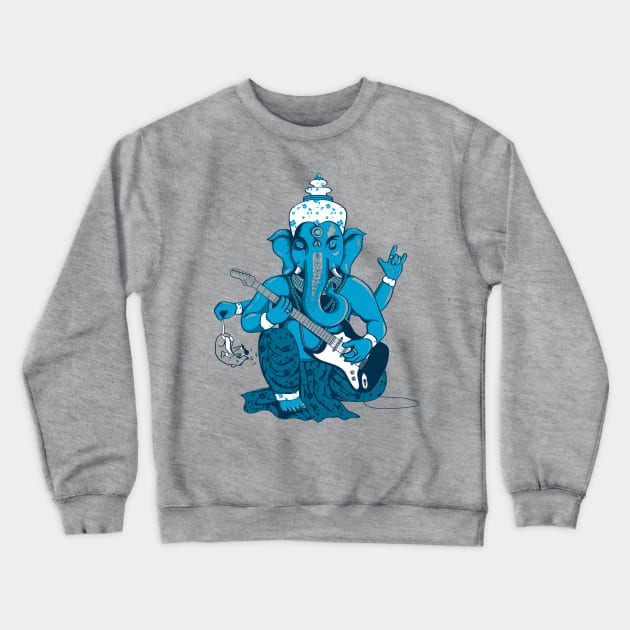 Ganesha rocks ! Crewneck Sweatshirt by Savousepate